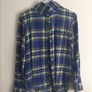 Flannel button down